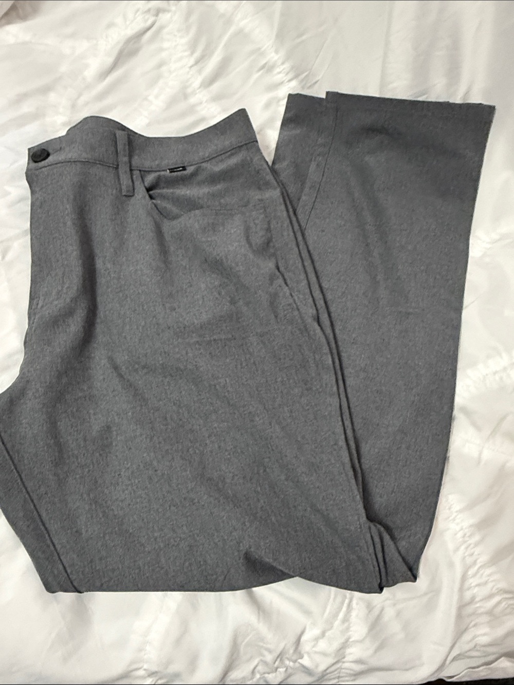 Travis Mathew Gray Men's Dress Pants - Classic Tailored Style